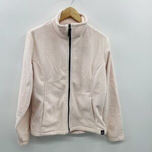 Avalanche Wear Womens Size Large Activewear Full Zippered Fleece Jacket in Pink